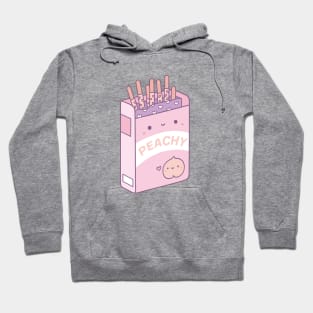 Cute Peach Peachy Biscuit Sticks Snack Hoodie